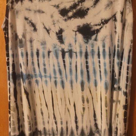 Scared Threads Tye Dyed Cotton handkerchief hem dress pocket. One size M L XL. - Picture 5 of 7
